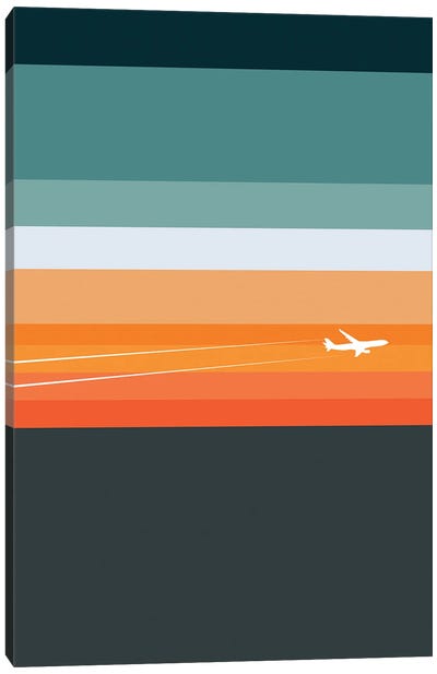 Mornings Are Best Canvas Art Print - Airplane Art