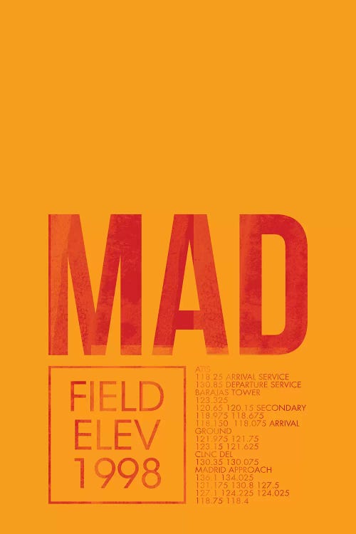 Madrid (Adolfo Suárez Madrid–Barajas) Airport Code