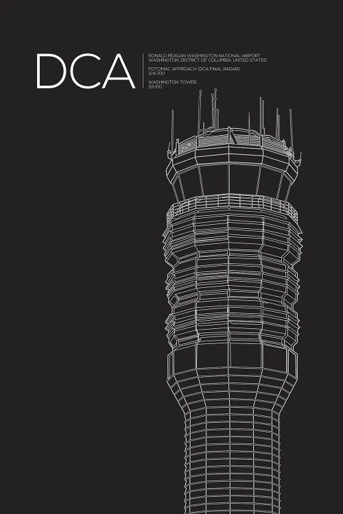 Dca Tower, Washington D.C. by 08 Left wall art