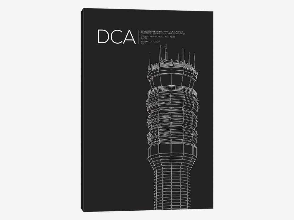 Dca Tower, Washington D.C. by 08 Left 1-piece Canvas Artwork