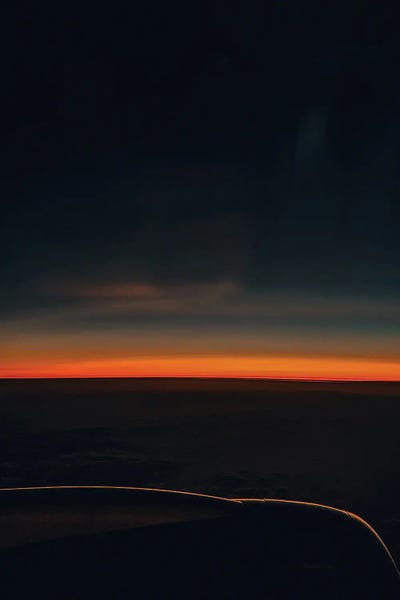 Sunset Lines by 08 Left framed wall art