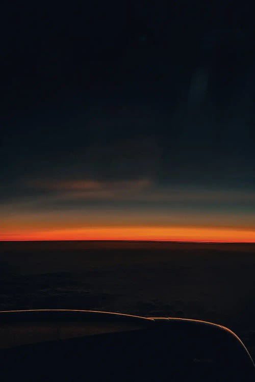 Sunset Lines by 08 Left wall art