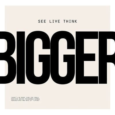 Bigger by 08 Left canvas print
