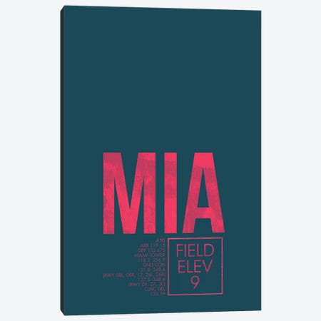 Miami Canvas Print #OET34} by 08 Left Canvas Art