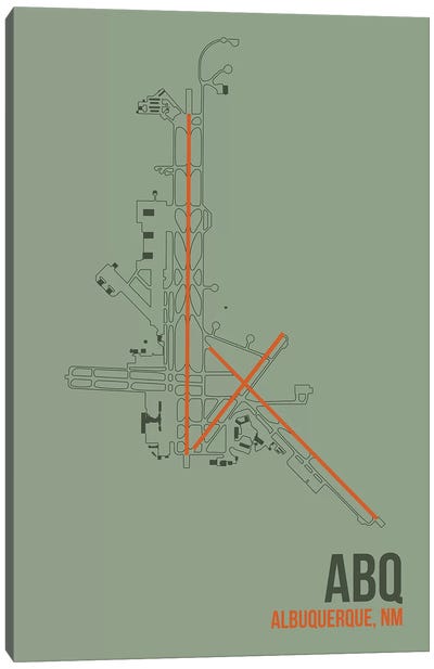Albuquerque Canvas Art Print - Transit Maps