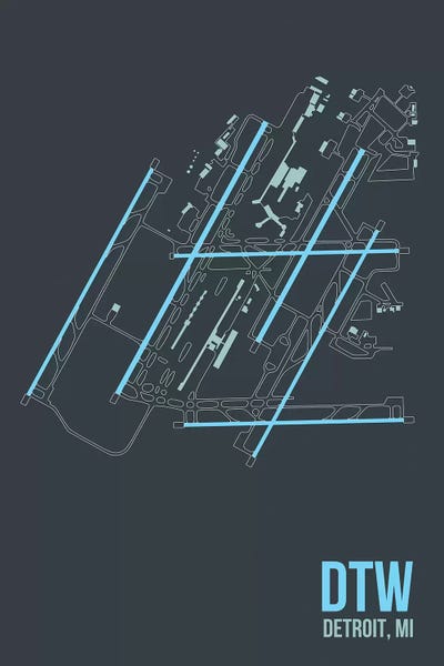 By Air: Detroit Metropolitan by 08 Left