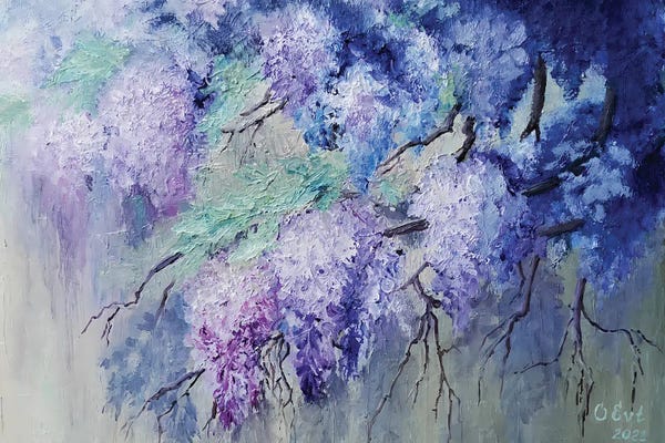 Wisterias: Spring Will Come. And The Wisteria Will Blossom Again by Oksana Evteeva
