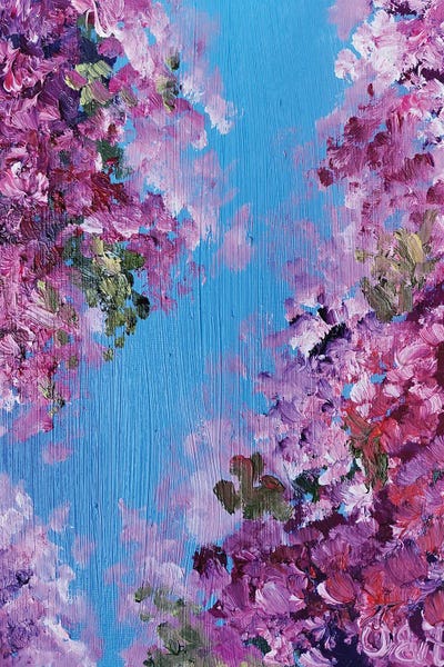 Spring: Scarlet Bougainvillea by Oksana Evteeva