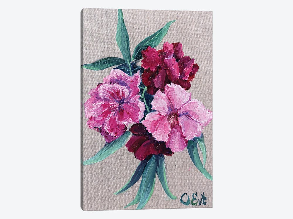 Oleander. Plein-Air by Oksana Evteeva 1-piece Art Print