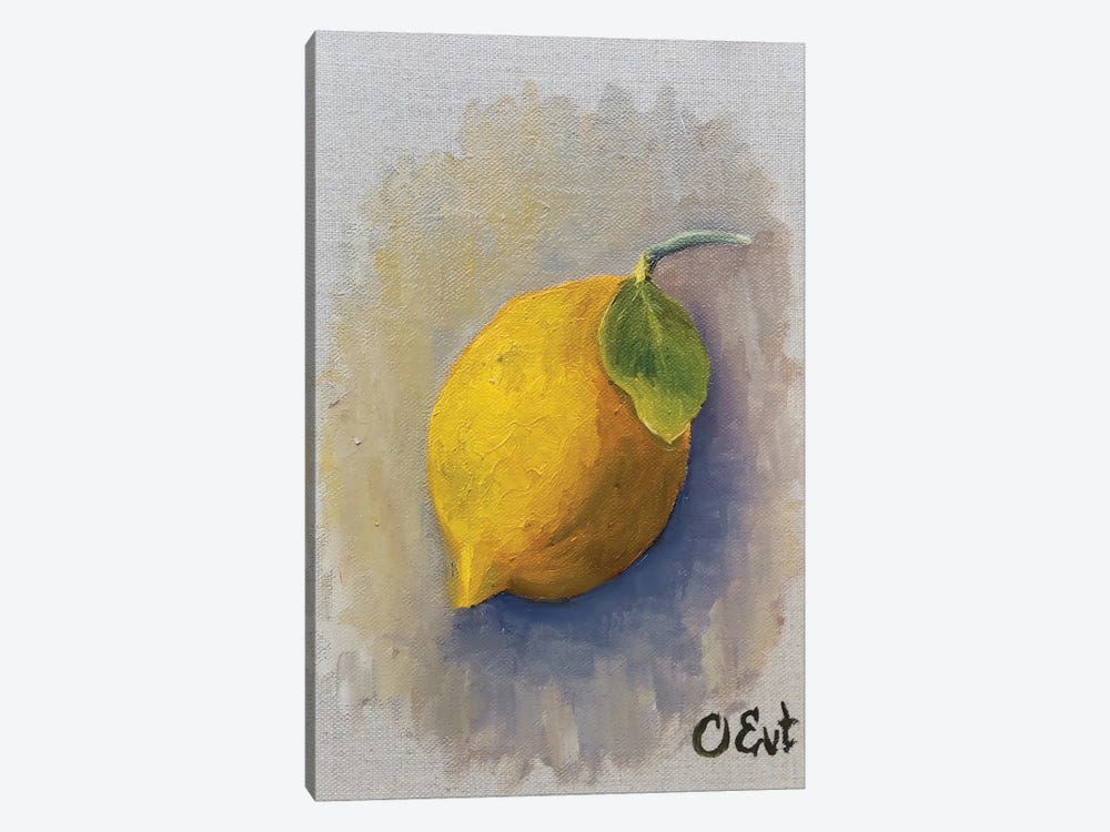 Sicilian Lemon by Oksana Evteeva 1-piece Canvas Art