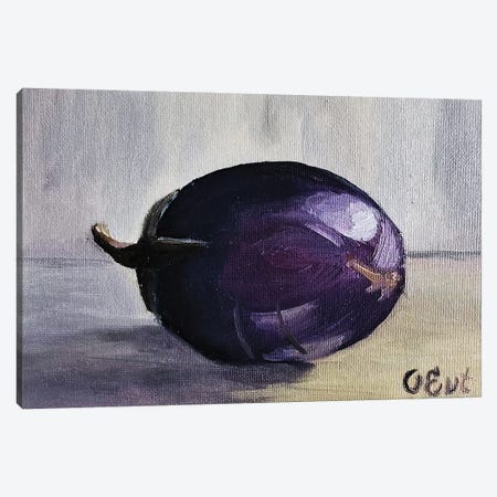 Perfect Sicilian Eggplant Canvas Print #OEV42} by Oksana Evteeva Canvas Wall Art