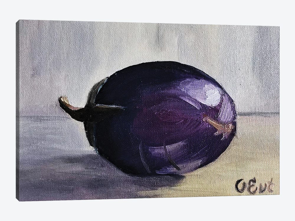Perfect Sicilian Eggplant by Oksana Evteeva 1-piece Canvas Print