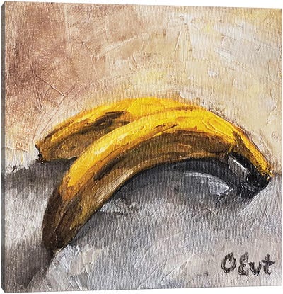Still Life With Bananas Canvas Art Print - Oksana Evteeva