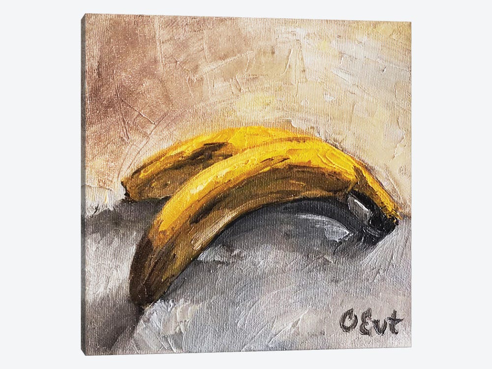 Still Life With Bananas by Oksana Evteeva 1-piece Canvas Artwork