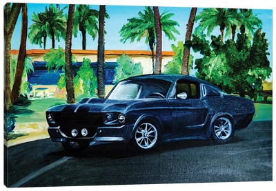 Ford Mustang Shelby Eleanor 1967 Canvas Art Print - Oksana Evteeva