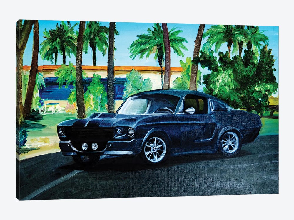 Ford Mustang Shelby Eleanor 1967 by Oksana Evteeva 1-piece Art Print