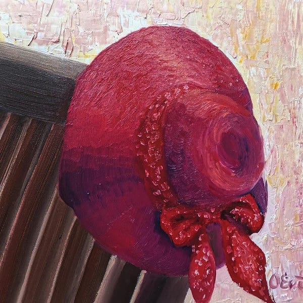 Oksana Evteeva: Red Hat. From Life by Oksana Evteeva