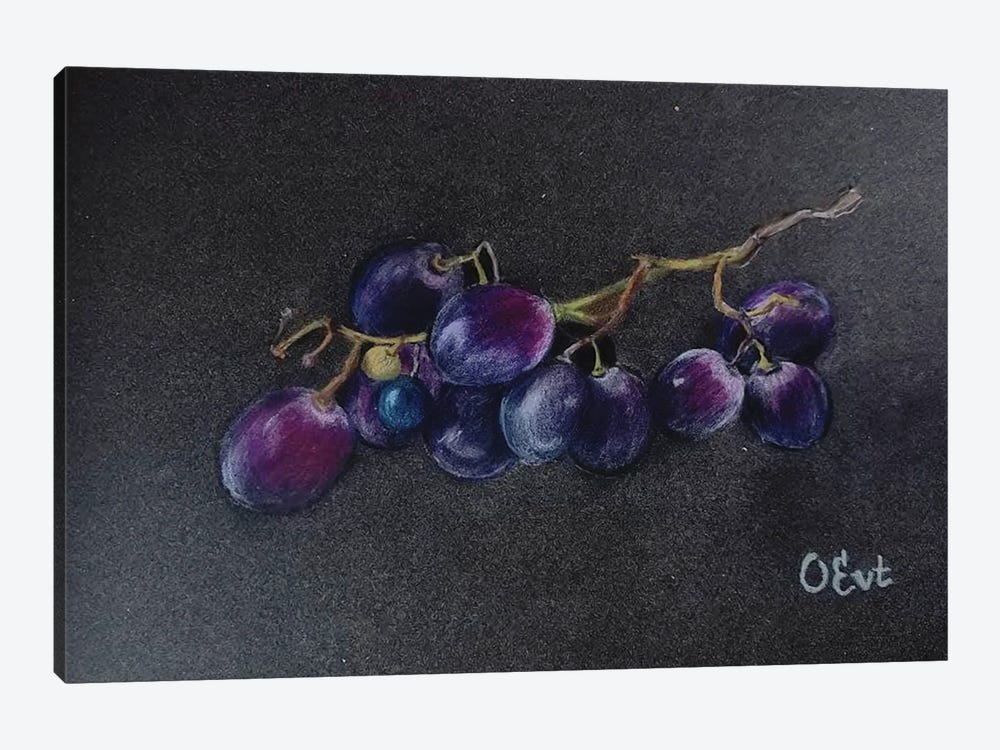 Sicilian Black Grapes by Oksana Evteeva 1-piece Art Print