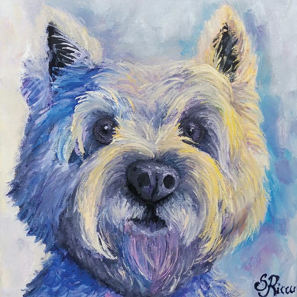 Oksana Evteeva: West Highland White Terrier by Oksana Evteeva