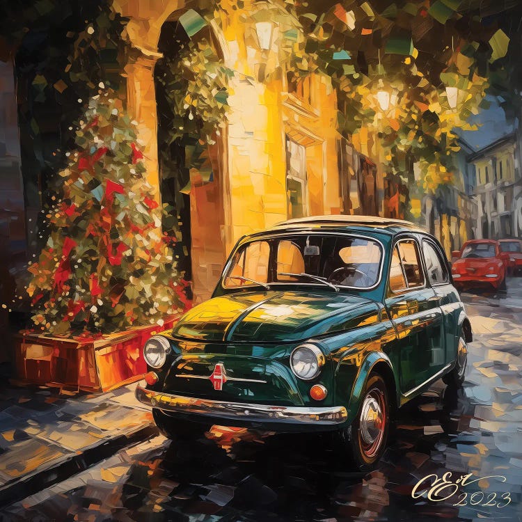 Palermo Nocturne by Oksana Evteeva wall art