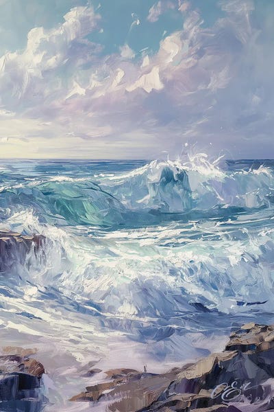 Cefalù's Coastal Crescendo by Oksana Evteeva canvas print