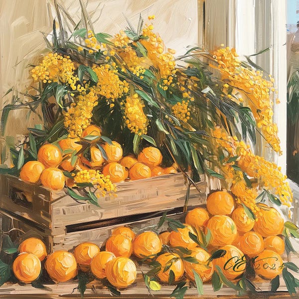 Windows: Sicilian February Splendour by Oksana Evteeva