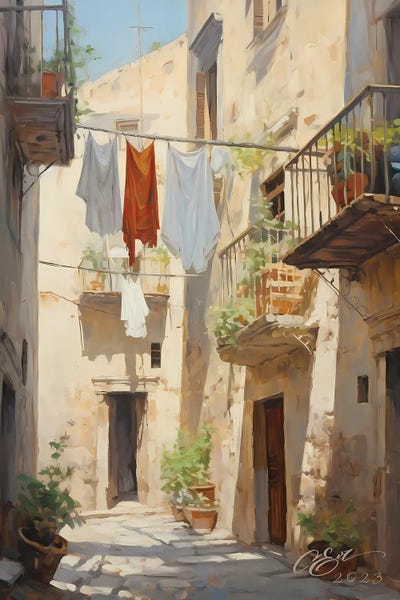 Sunlit Serenity by Oksana Evteeva canvas print