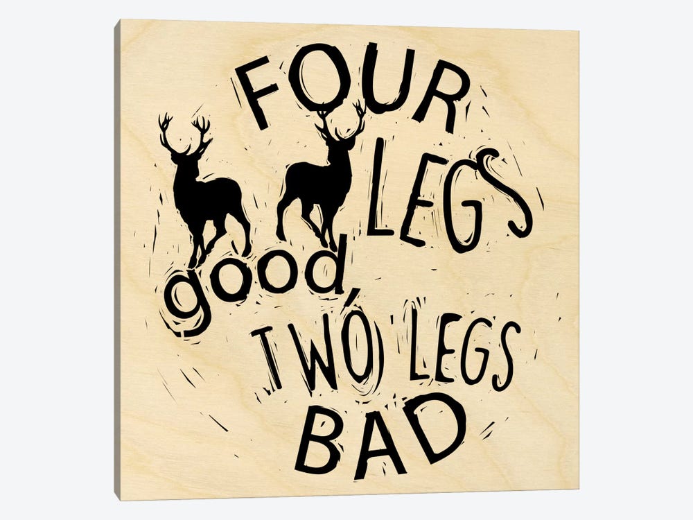 Four Legs Good by 5by5collective 1-piece Canvas Art Print