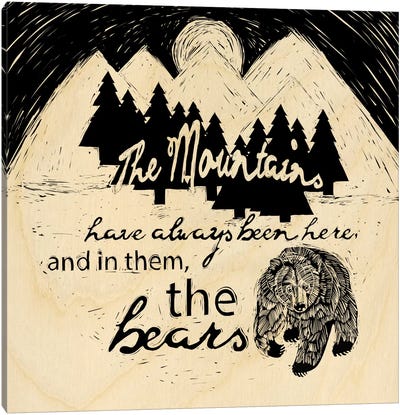 The Mountains Canvas Art Print - Our Animal Friends