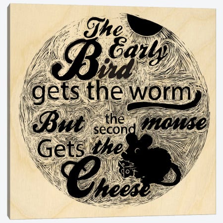 The Second Mouse Gets The Cheese Canvas Print #OFA5} by 5by5collective Art Print