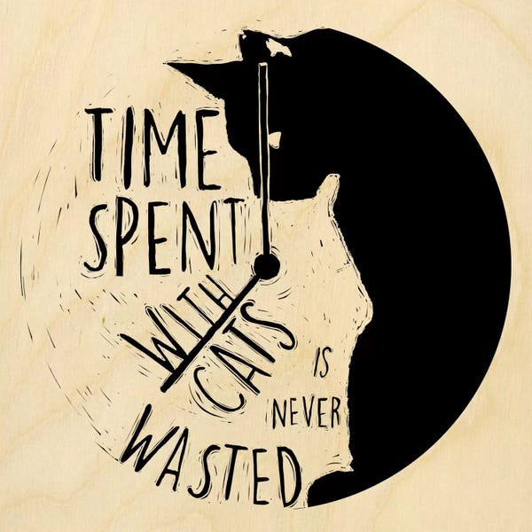 Black Cats: Time Spent With Cats Is Never Wasted by 5by5collective