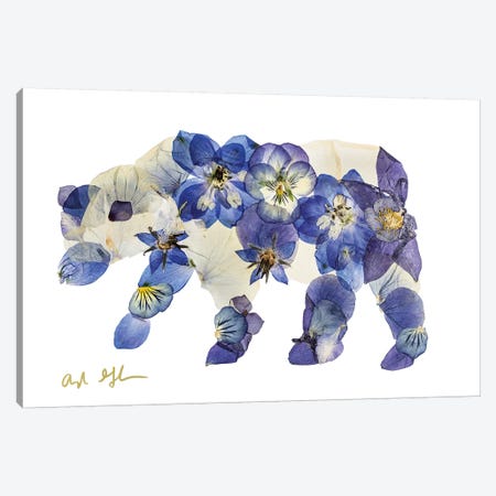 Bear I Canvas Print #OFC1} by Oxeye Floral Co Canvas Wall Art