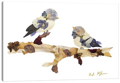 Songbirds Canvas Art Print - Oxeye Floral Co