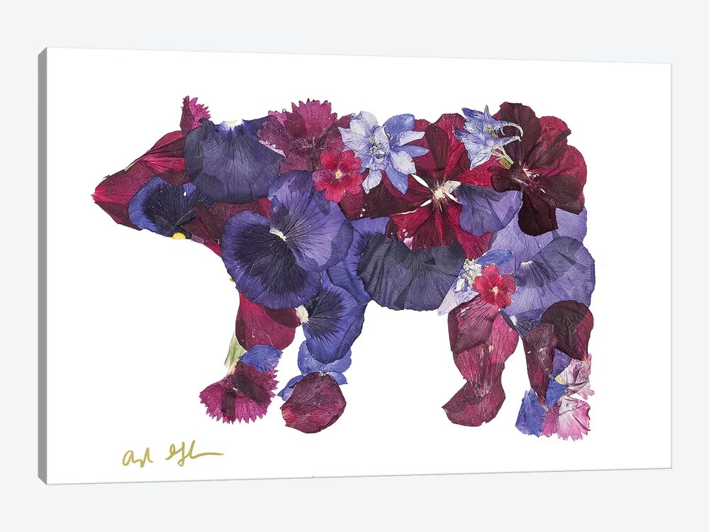 Bear II by Oxeye Floral Co 1-piece Canvas Art Print