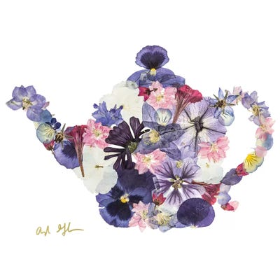 Teapot by Oxeye Floral Co canvas print