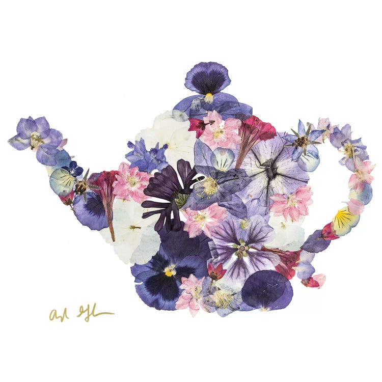 Teapot by Oxeye Floral Co wall art