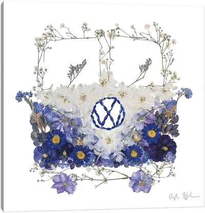 VW - Blue Canvas Art Print - Oxeye Floral Co