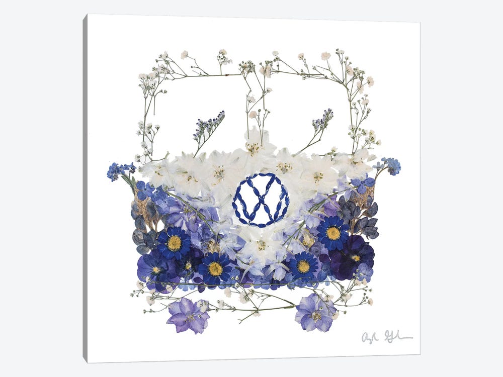 VW - Blue by Oxeye Floral Co 1-piece Canvas Art Print