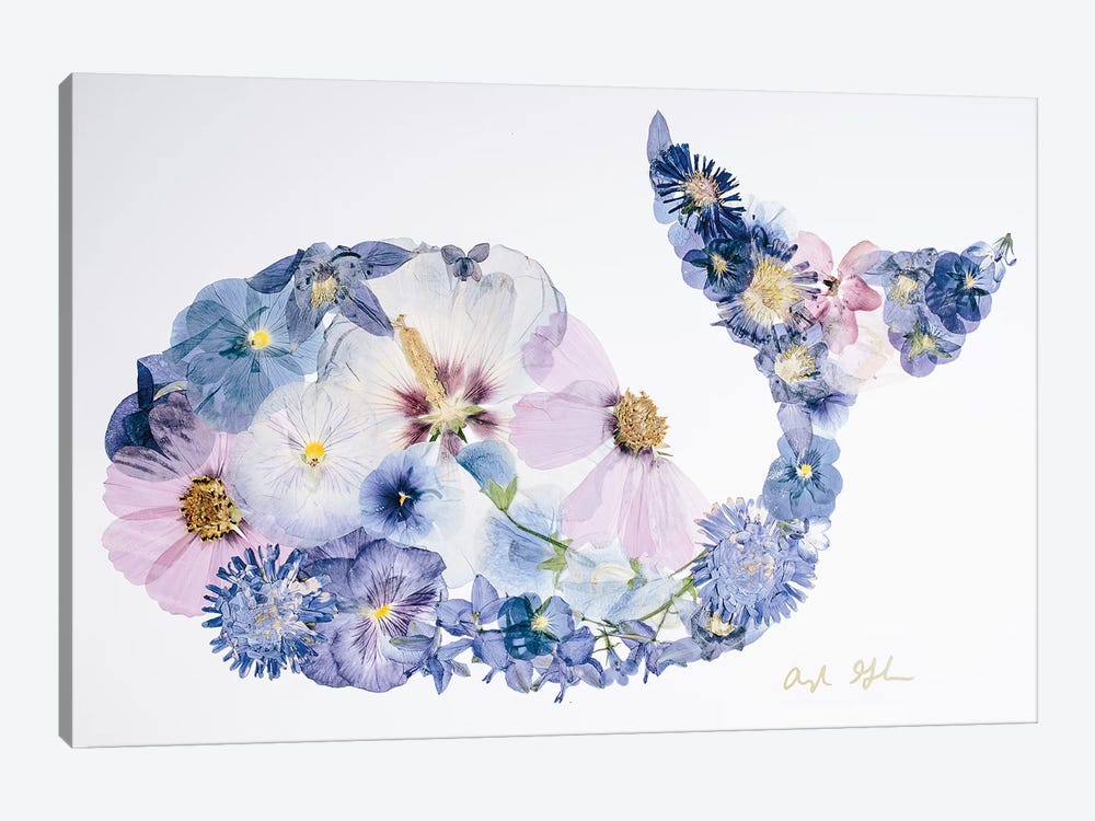 Whale by Oxeye Floral Co 1-piece Art Print