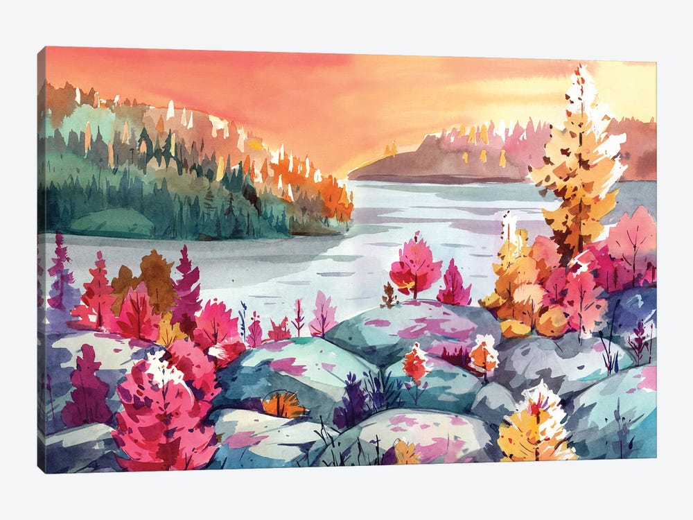 Autumn Magic by Olga Aksenova 1-piece Canvas Artwork