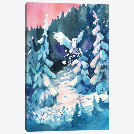 Winter Life Canvas Print #OGA34} by Olga Aksenova Canvas Art