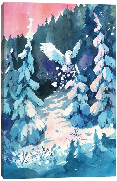 Winter Life Canvas Art Print - Olga Aksenova