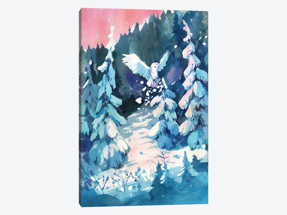 Winter Life by Olga Aksenova 1-piece Canvas Wall Art