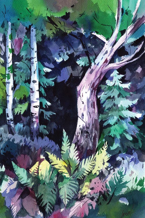 Forest Hole by Olga Aksenova wall art