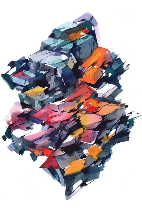 Facets by Olga Aksenova wall art
