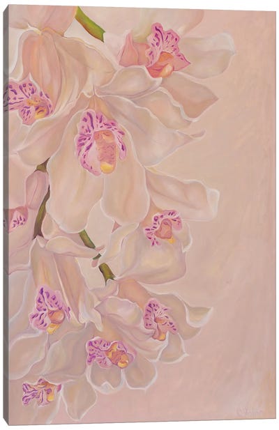 Gentle Orchids Canvas Art Print - Orchid Art