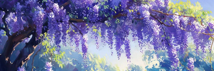 Vibrant Wisteria Dream