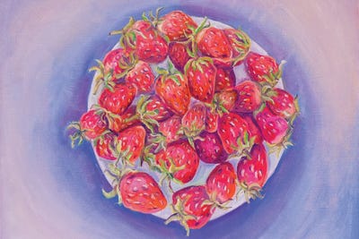 Strawberry by Olga Volna framed wall art