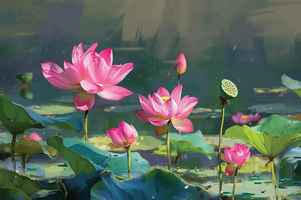 Lotuses: Wonderful Lotuses by Olga Volna