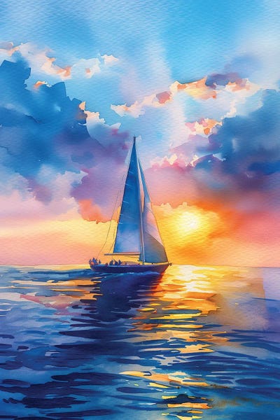 Ocean Sunrises & Sunsets: Magic Harbor by Olga Volna